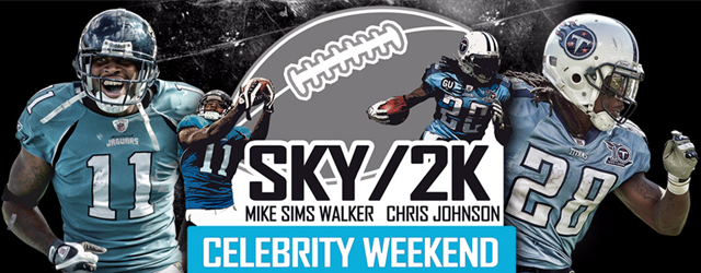 Marcedes at Sky/2K Celebrity Weekend
